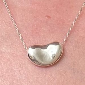Tiffany & Co Elsa Peretti Bean Design Pendant, Sterling Silver, 12mm